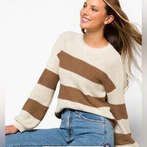 BB Dakota by Steve Madden Stripe Pullover Jumper Sweater
